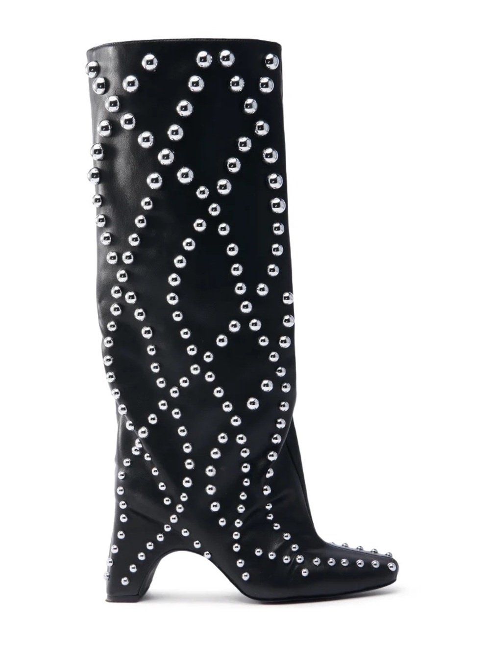 AKIRA Punk Glam Goth Retro Studded Faux Leather Boots